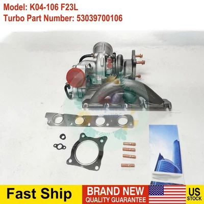K04 F23L Upgraded Turbo for Audi A4 B7 B8 Quattro 2.0 TFSI BUL BWE 2005-2008 Foto 1 de 4