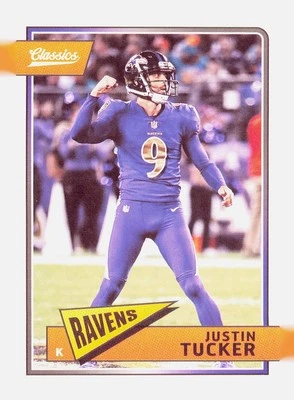 2018 Panini Classics #10 Justin Tucker Baltimore Ravens - Image 1 of 2