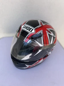 Shoei Motorcycle Helmet, Size L Dot Rated Full Face Black Red - Picture 1 of 15
