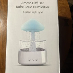 Aroma Diffuser Rain Cloud Humidifier, 7 Color Night Light - Picture 1 of 5