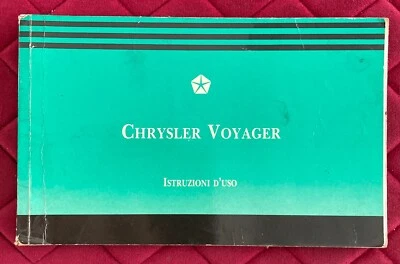 VOYAGER Chrysler Libretto Uso e Manutenzione 1992 - Immagine 1 di 3