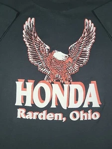 Vintage Honda Racing Eagle T-Shirt, Size X-Large (XL), Single Stitch, 23x28.5" - Picture 1 of 8