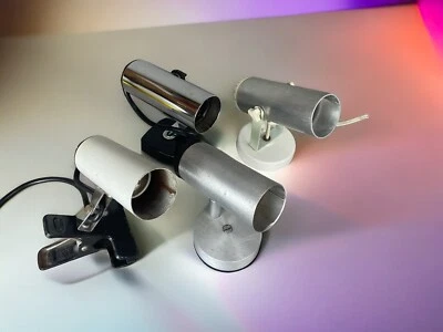 4 industrial ceiling wall focus spot light picture lamps Philips Targetti VTG - Image 1 of 4