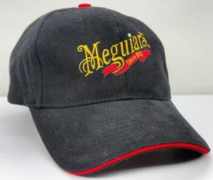 RARE Meguiar’s StrapBack Hat LOGO Black OSFA NISSIN Cap Car Products Wax READ - Picture 1 of 19