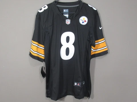 Kenny Pickett #8 Pittsburgh Steelers Men's onField Jersey Black Cover