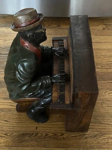 Vintage Fiberglass Jazz Piano Player Statue  - Picture 1 of 8