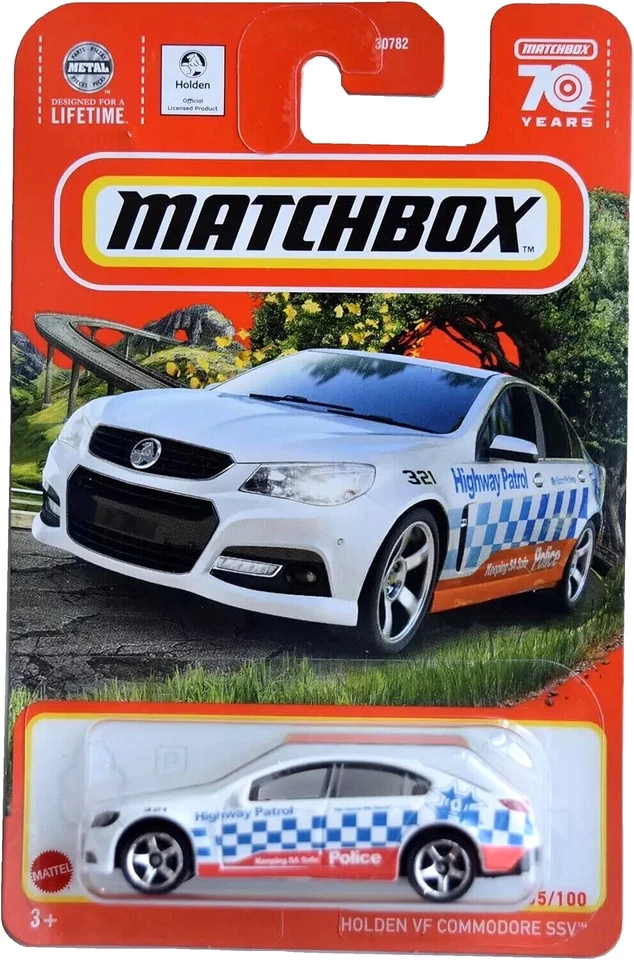 1/64 Matchbox Holden VF Commodore SSV Highway Patrol Police Car - image 1 of 1
