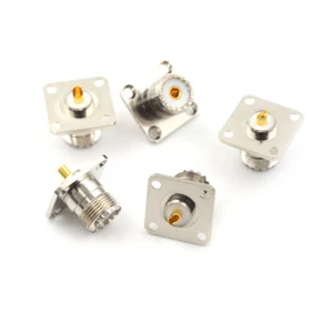 5x Gniazdo UHF SO239 Wbudowa przełącznika Mocowanie kołnierza Miska lutownicza RF Connec^^i - Zdjęcie 1 z 1