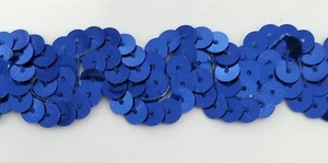 1" Scroll "S" Sequin Trimming - 10 Continuous Yards - Many Colors Available! - Picture 1 of 15