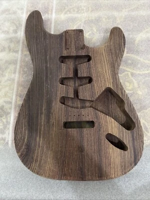 Unfinished Strat Guitar Body INDIAN ROSEWOOD FREE SHIPPING SAME ITEM - Image 1 of 4