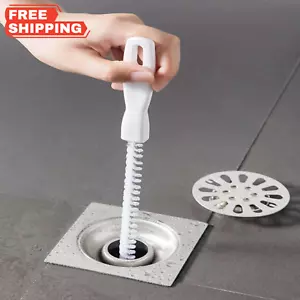 Drain Pipe Dredging Brush 60cm Sewer Hair Cleaner Catcher Brush - Picture 1 of 6