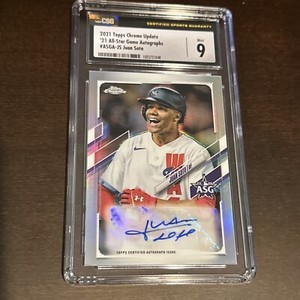 2021 Topps Chrome Update Juan Soto All Star Game CSG 9 Mint Auto Graded 10