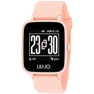 Smartwatch LIU JO LUXURY GO SWLJ047 Silicone Pink Gold Rose Touchscreen - Picture 1 of 1