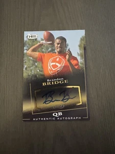 2015 Sage Hit Auto Black Autographs #A7 BRANDON BRIDGE Signed Auto ROOKIE RC - Picture 1 of 3