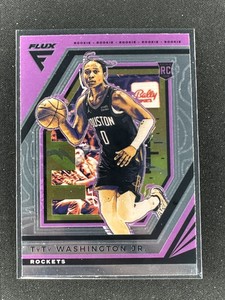 2022-23 Panini Flux -  TyTy Washington ROOKIE Card # 247 Base Rockets