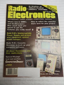RADIO ELECTRONICS MAGAZINE MAR 1985 BUILD CASSETTE STREAMER TO BACK UP SOFTWARE - Imagen 1 de 2