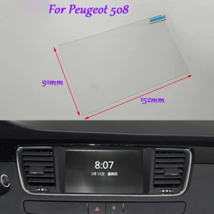 7 inch Car GPS Navigation Screen HD Glass Protective Film For Peugeot 508 - Picture 1 of 6
