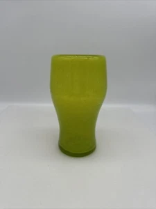 MURANO ART GLASS Style HAND BLOWN LIME GREEN  WATER GLASS - Picture 1 of 8