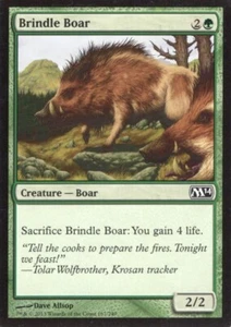 4X BRINDLE BOAR 167/249 CORE SET 2014 M14 MTG MAGIC LP X4 - Bild 1 von 1