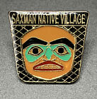 Saxman Native Village Ketchikan Alaska USA Totem Pole Tie Lapel Enamel Pin 1"