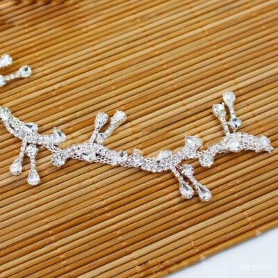 90cm Crystal Rhinestone Chain Trim Wedding Clothing Jewellery Making Craft DIY - image 1 of 4