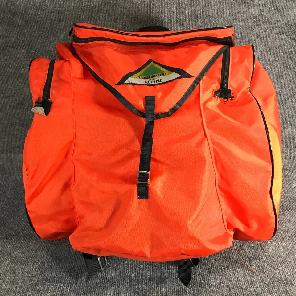 Paquete de día vintage Stansport Alpine 564 naranja nailon años 70 Gorpcore excursionista estético Foto 1 de 4