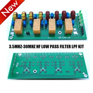 DIY ensamblado 12v 100W 3.5Mhz-30Mhz HF amplificador de potencia filtro de paso bajo LPF Kit - Imagen 1 de 12