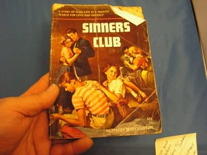 Harry Whittington SINNERS CLUB First Edition 1953 - Picture 1 of 7