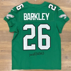 AUTHENTIC Nike Saquon Barkley Kelly Green Philadelphia Eagles Vapor ELITE Jersey - Picture 1 of 7