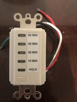 UTILITECH Electric 60 Min In-Wall Countdown Timer - White  - Image 1 of 2