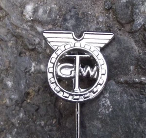 Insignia prendedor vintage de miembro del sindicato de trabajadores generales de transporte GTW GWT - Imagen 1 de 2