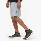 Nike Jordan Rise Striped Triangle Dri-Fit Basketball Shorts Wolf Grey BNWT 