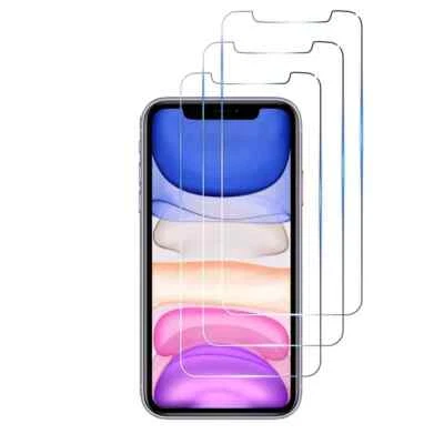 Apple iPhone Tempered Glass Screen Protector 13 Pro Max 12 Pro 11 XR 8 7 Plus XS - Image 1 of 4