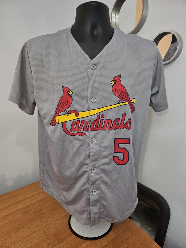 Camiseta SGA Hi-Chew MLB St Louis Cardinals Albert Pujols #5 Giveaway Youth GG  - Imagem 1 de 4