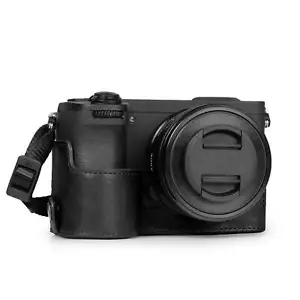 MegaGear Sony Alpha A6700 Lederkamera halbe Hülle - Bild 1 von 24