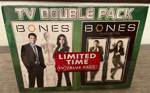 Bones: Seasons One and Two [Double Pack] Factory Sealed 43 Episodes in all ~ New - Picture 1 of 3