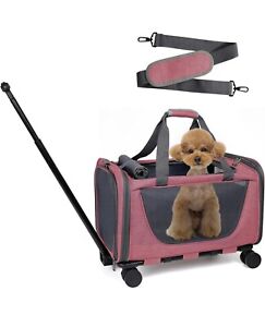 pet stroller  pet bag Trolley Wheels Dog Cat Traveling Camping