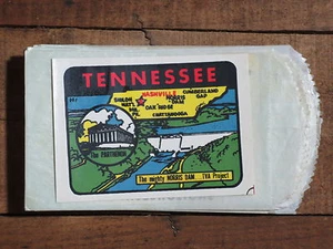 Calcomanía automática Baxter vintage de recuerdo estatal de Tennessee - Imagen 1 de 1