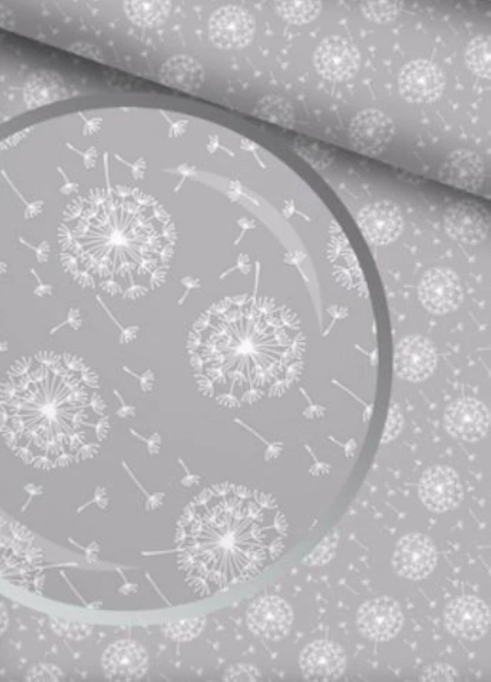 Baumwollstoff Löwenzahn 2-10,5 cm Meterware Öko-Tex - ab 50cm x 160cm m/9,80€ - Bild 1 von 1