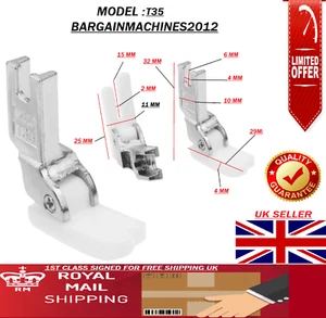 T35 STANDARD TEFLON FUSS INDUSTRIELLE NÄHMASCHINE - Bild 1 von 5