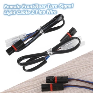 Female Front/Rear Turn Signal Light Cable 2 Pins Wire For BMW G310R G650GS F900R - Picture 1 of 13