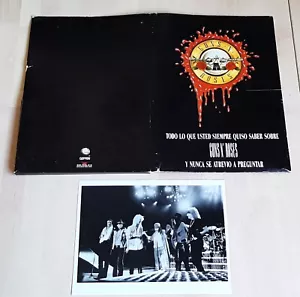 GUNS N’ ROSES – ‘’USE YOUR ILLUSION WORLD TOUR 1992’’- SPANISH PRESS PACK + T-S. - Bild 1 von 24