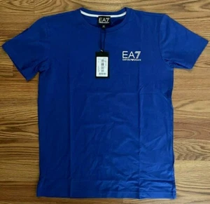 BNWT Beautiful Designer EMPORIO ARMANI Boys S/S T Shirt Top 100% Cotton Size 10 - Picture 1 of 2