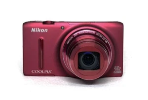 Nikon CoolPix S9500 Red 22x Zoom Digital Camera , used , Free Ship , From Japan - Picture 1 of 15