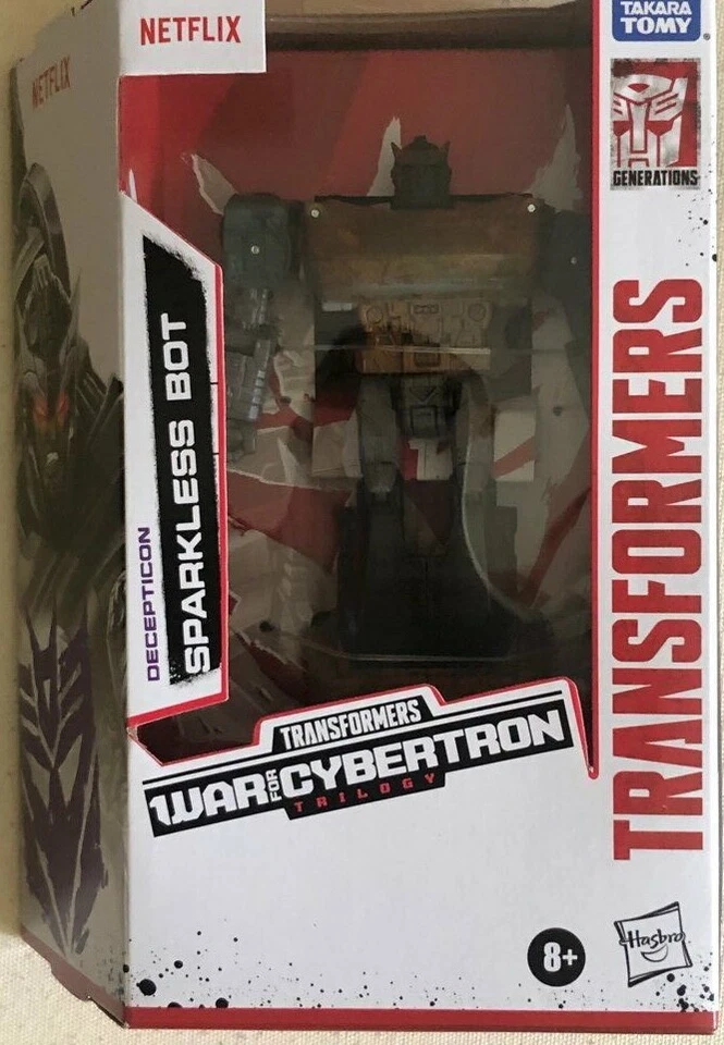 Transformers War For CyberTron: Sparkless Bot  Walmart Exclusive Netflix - Image 1 of 4