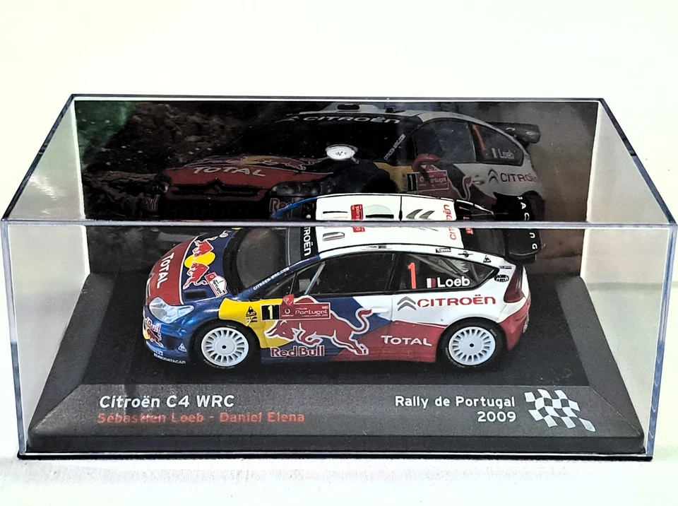 Citroen C4 WRC Rally Portugal 2009 #1 Loeb - IXO / Altaya 1/43 - Bild 1 von 4