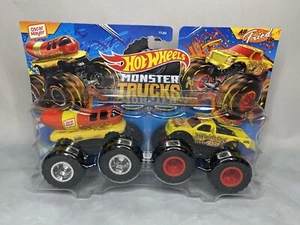 Hot Wheels Monster Trucks Demolition Doubles Oscar Mayer Vs All Fried Up 2024 - Picture 1 of 5