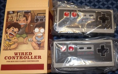 Controller wired for mini nes classic controller 2 pack I opened the bx to photo - Image 1 of 2