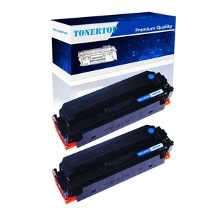 Cartucho de tóner 2 piezas cian CF411X para HP LaserJet Pro M452 MFP M477fdn MFP M477fnw - Imagen 1 de 20