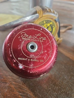 CARRETE DE PESCA VINTAGE WRIGHT & McGILL FRE-LINE MOD 10-BC Denver Colorado.  Foto 1 de 4